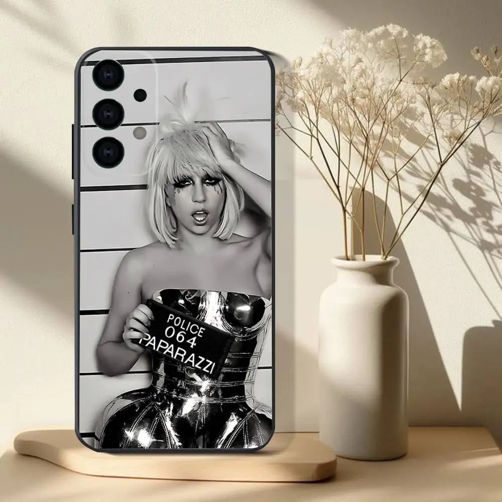 Coque de téléphone Singer L-Lady-GagaS Mayhem, étui souple noir pour Samsung S 25,24,23,22,30,21,10,9,Ultra,Plus,Lite,FE,4,5G