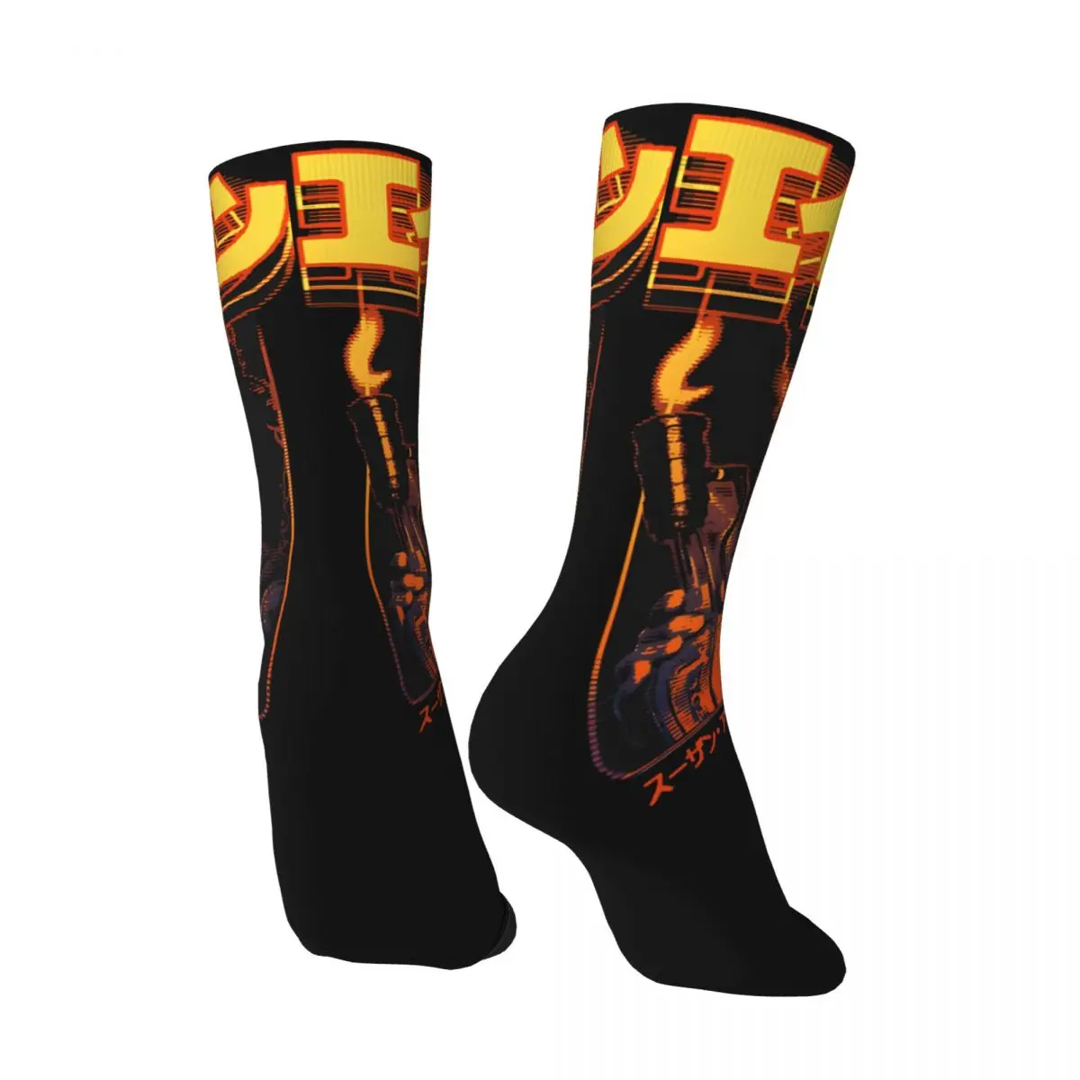 Hip Hop Vintage Alien Ellen Ripley Crazy Men's compression Socks Unisex Ellen Ripley Harajuku Seamless Printed Funny Novelty