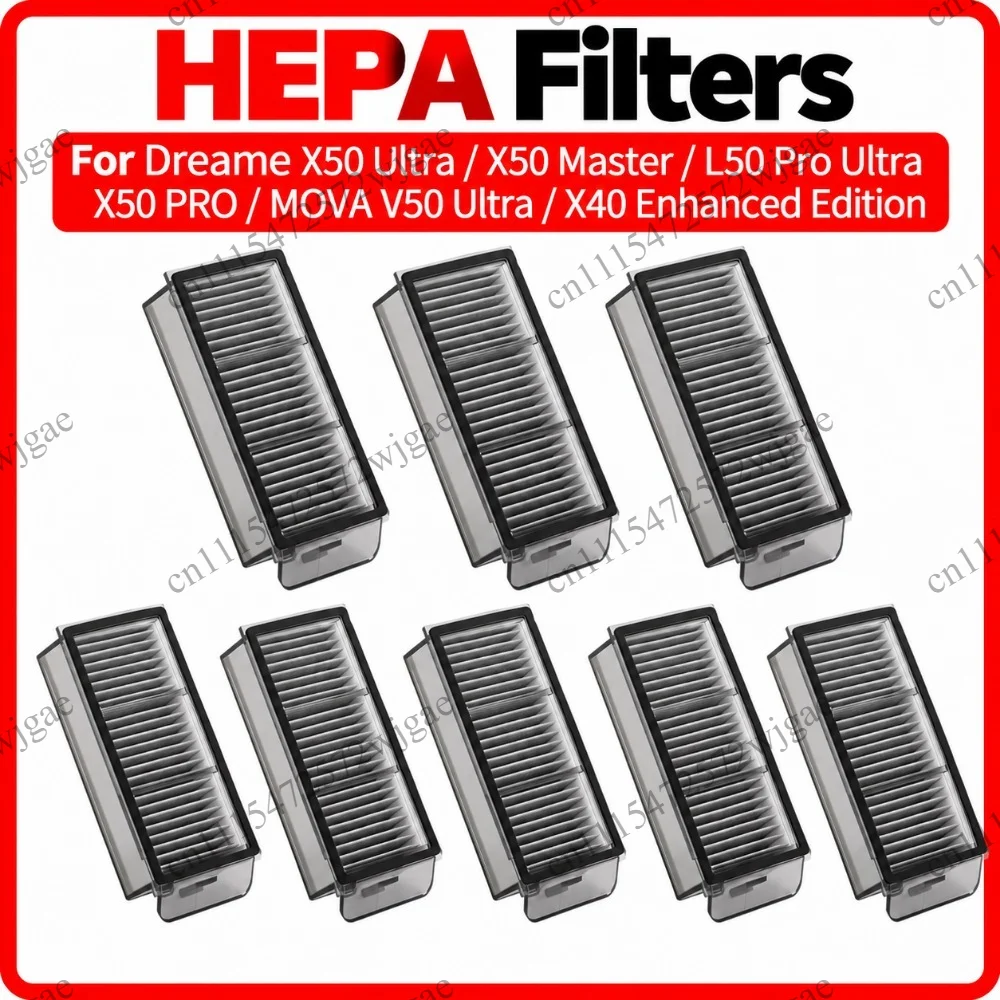 HEPA Filters for Dreame X50 Ultra/Master/L50 Pro Ultra/X50 Pro/Mova V50 Ultra/X40 Enhanced Edition Vacuum Parts