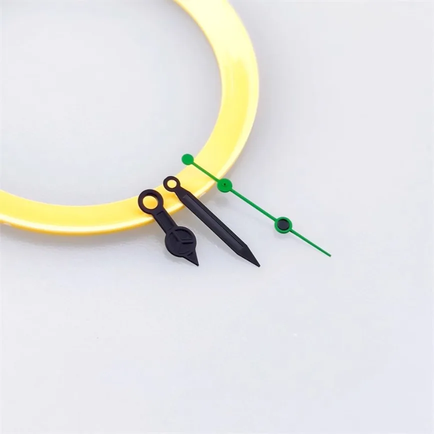 Accesorios de reloj de movimiento NH35, accesorio de mano negro, rojo, azul, amarillo, sin luminiscencia, NH35/NH36