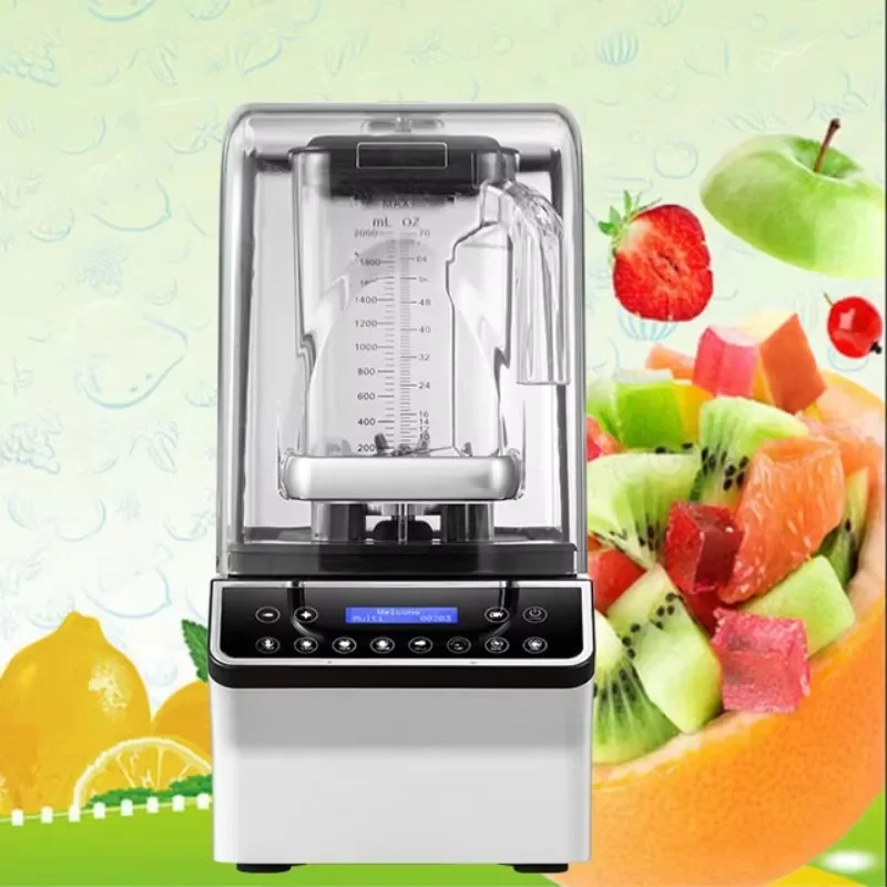 Blender, suitable for making milkshakes and smoothies, with a sealed soundproof cover, suitable for domestic and outdoor use