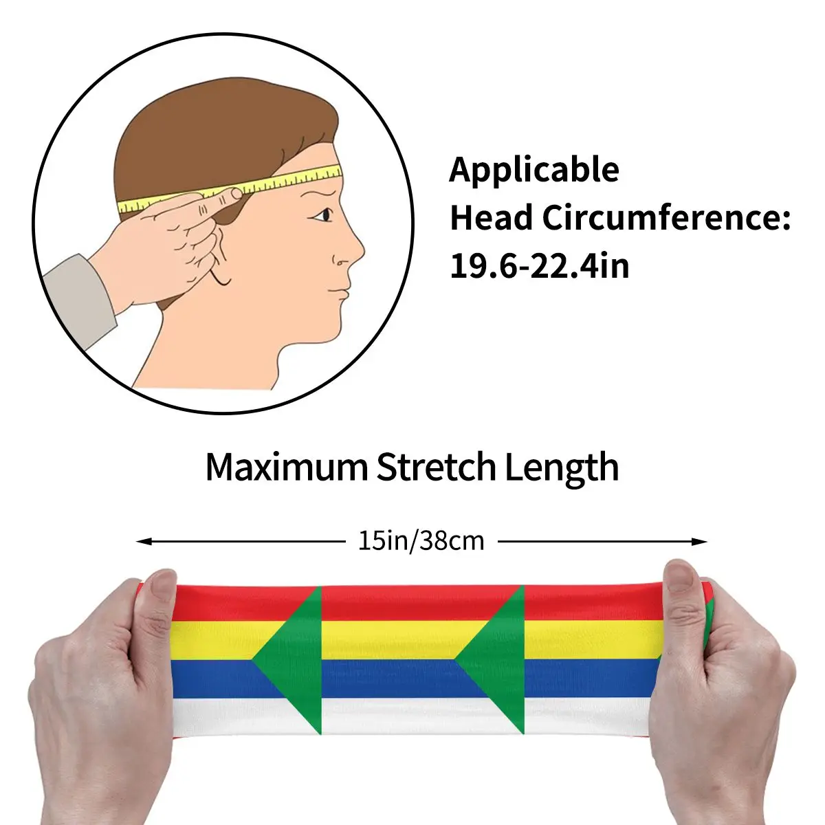 Flag Of Druze Athletic Headband Elastic Sweatbands Women Men Basketball Sports Gym Fitness Sweat Band Volleyball Tennis
