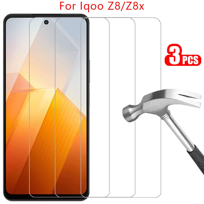 protective tempered glass for vivo iqoo z8 z8x 5g screen protector on iqooz8 iqooz8x z 8 x 8x 8z phone film glas 9h viv iqo