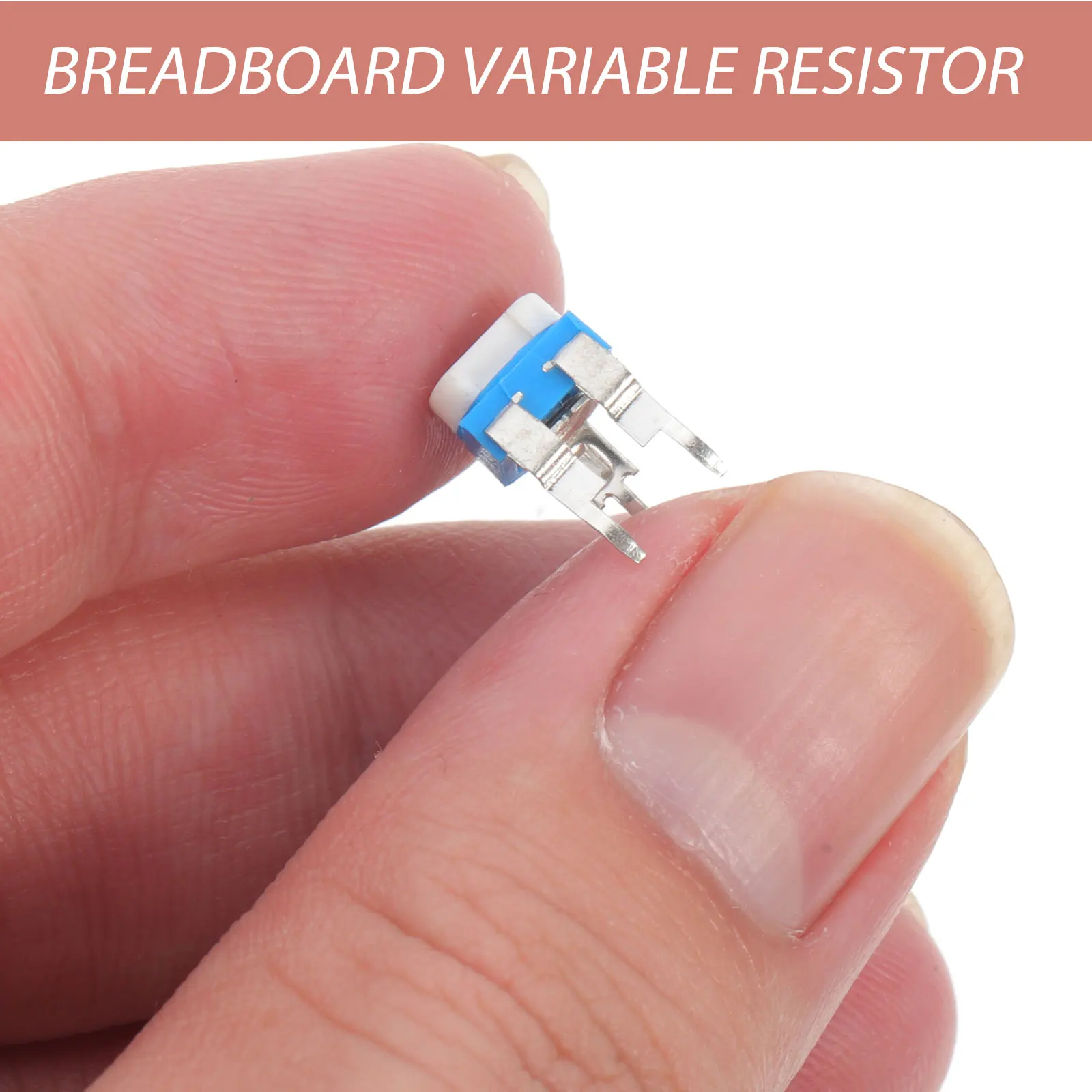 

30pcs Potentiometer Variable Resistor Replacement Carbon Film Breadboard Trim 2k DIY Accessory Horizontal Resistor