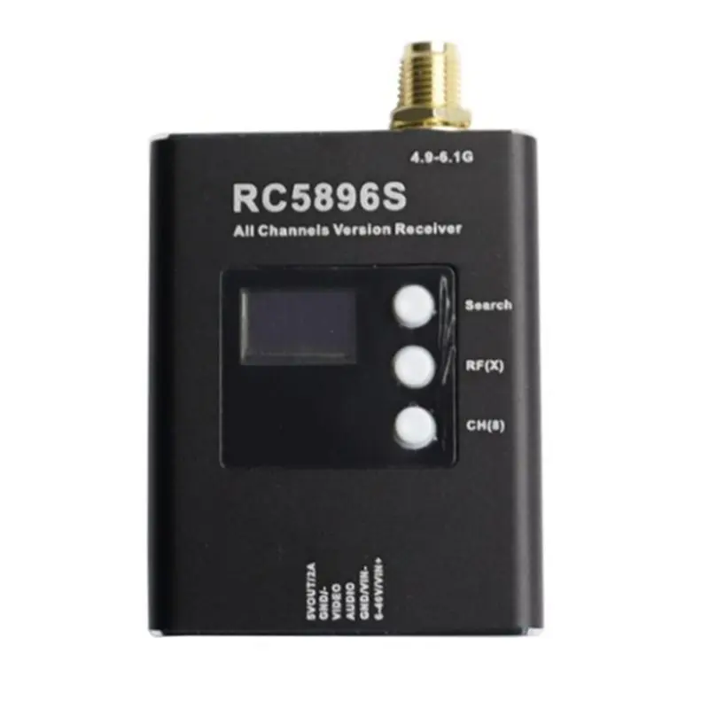 

【ПРОЦИЯ】видеоресивер FPV 4,9 6,1 ГГц RC5896S 96, диапазон частот для передачи изображения, высокая чувствительность, широкое напряжение, поддержка