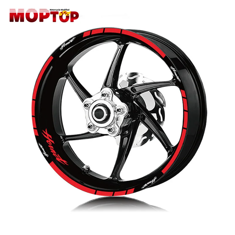 For Honda CB750 Hornet 600 900 CB600F CB 750 HORNET Moto Front Rear Wheel Stickers Tire Stripe Decals Reflective Rims Sticker