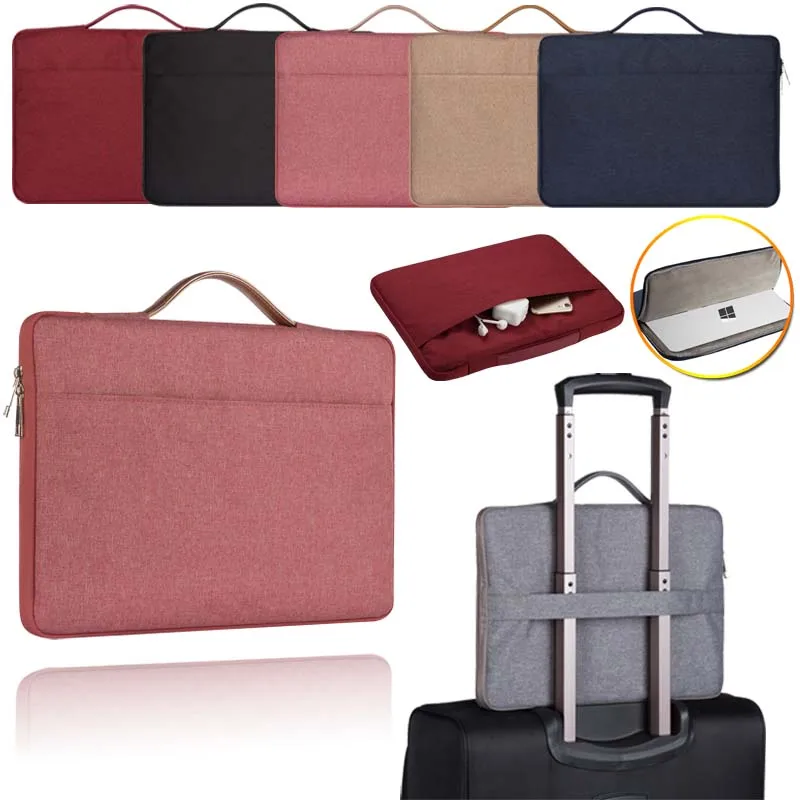 Laptop Bag Case for Microsoft Surface Pro 2 10.6/Pro 3 12/Surface Pro 4 Pro 5 Pro 6 Pro 7 12.3/Pro X 13/Laptop3 13.5/15 Handbag