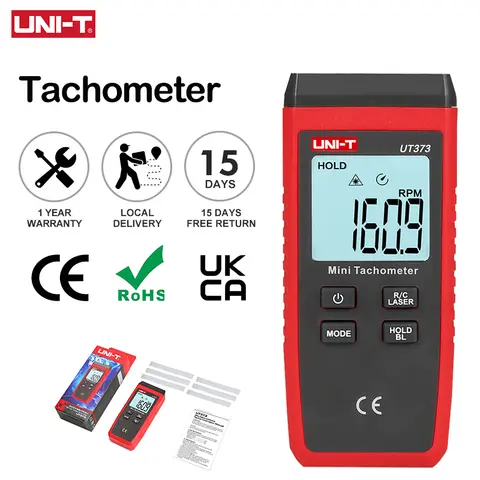 Mini Laser Tachometer UT373 10-99999 RPM UNI-T