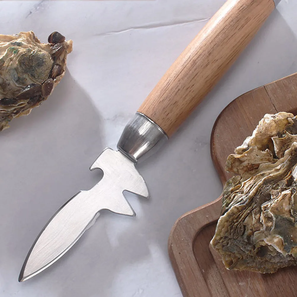 

Stainless Steel Oyster Knife Tool Kitchen Seafood Opener Shucker Clam Scallops Shellfish Restaurant Use