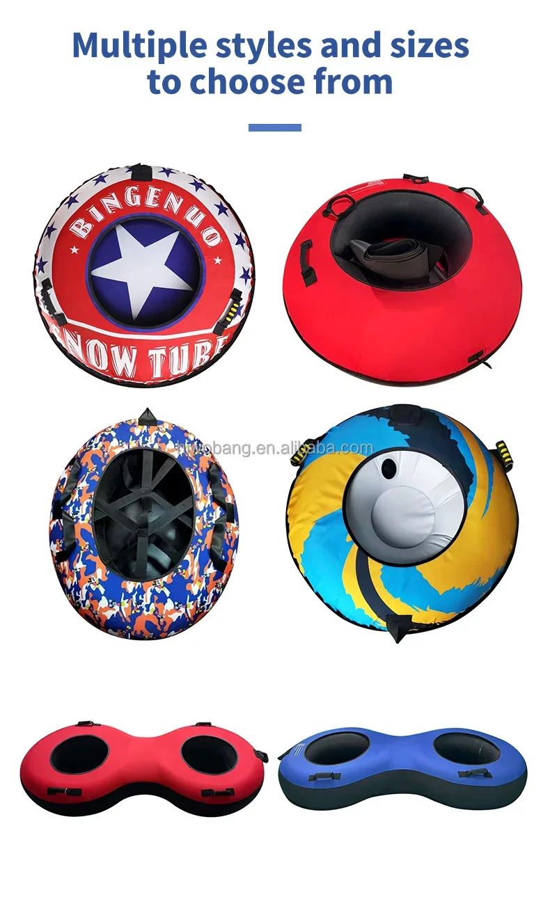 Flying Towables Inflatable Surf Drifting Circle Ski Toys Inflatable Snowplay Drag Circle Pvc Inflatable Waterplay Air Drag Ring