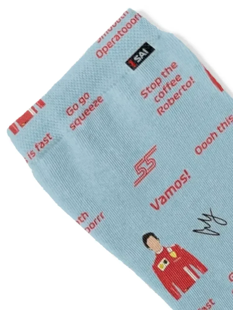 Carlos Sainz radio quotes pack copy Socks cool Stockings man warm winter Woman Socks Men's