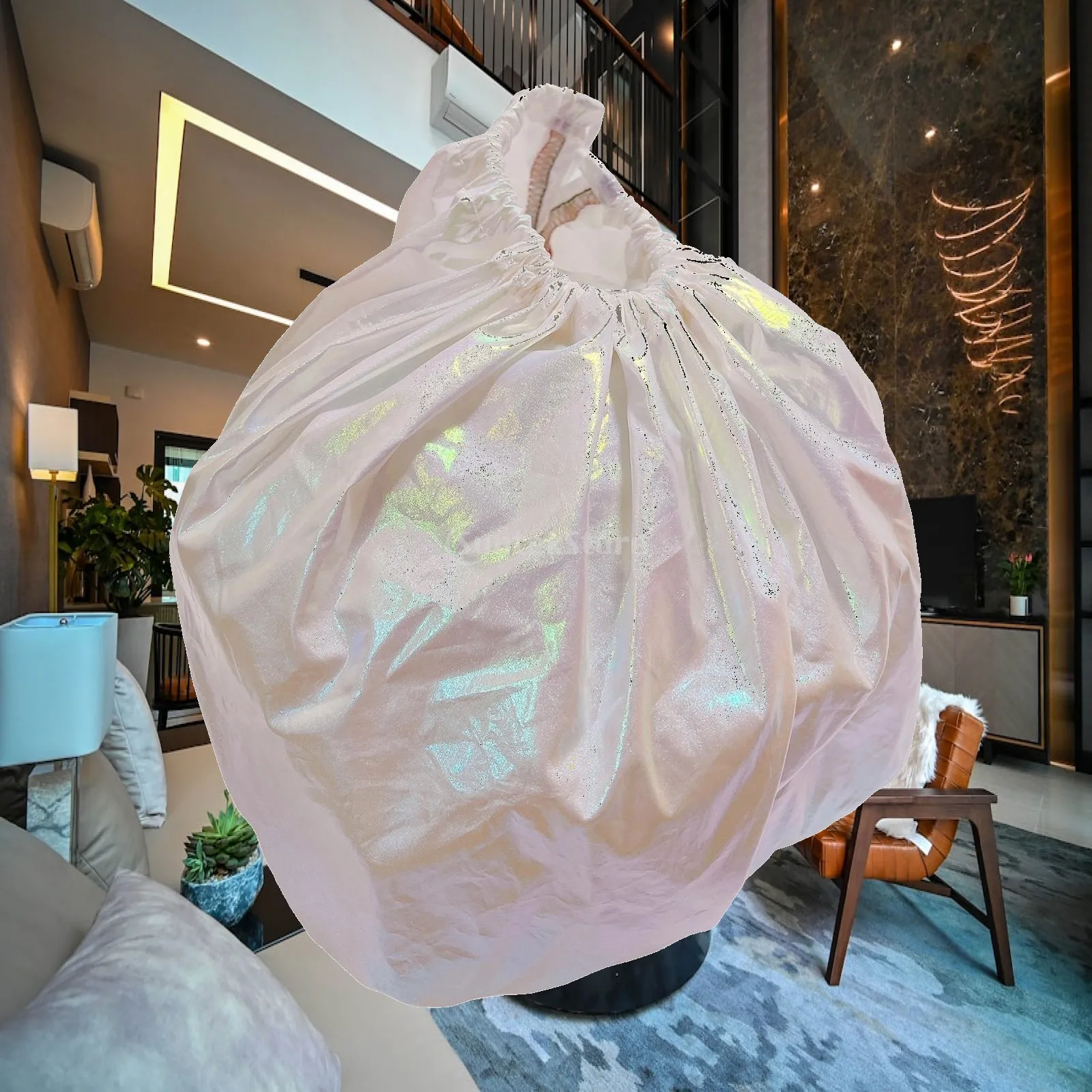 Bolsa para guardar pelotas de gimnasia rítmica, con compartimento de almacenamiento, funda protectora, cierre con cordón, portátil, fabricada en nailon.