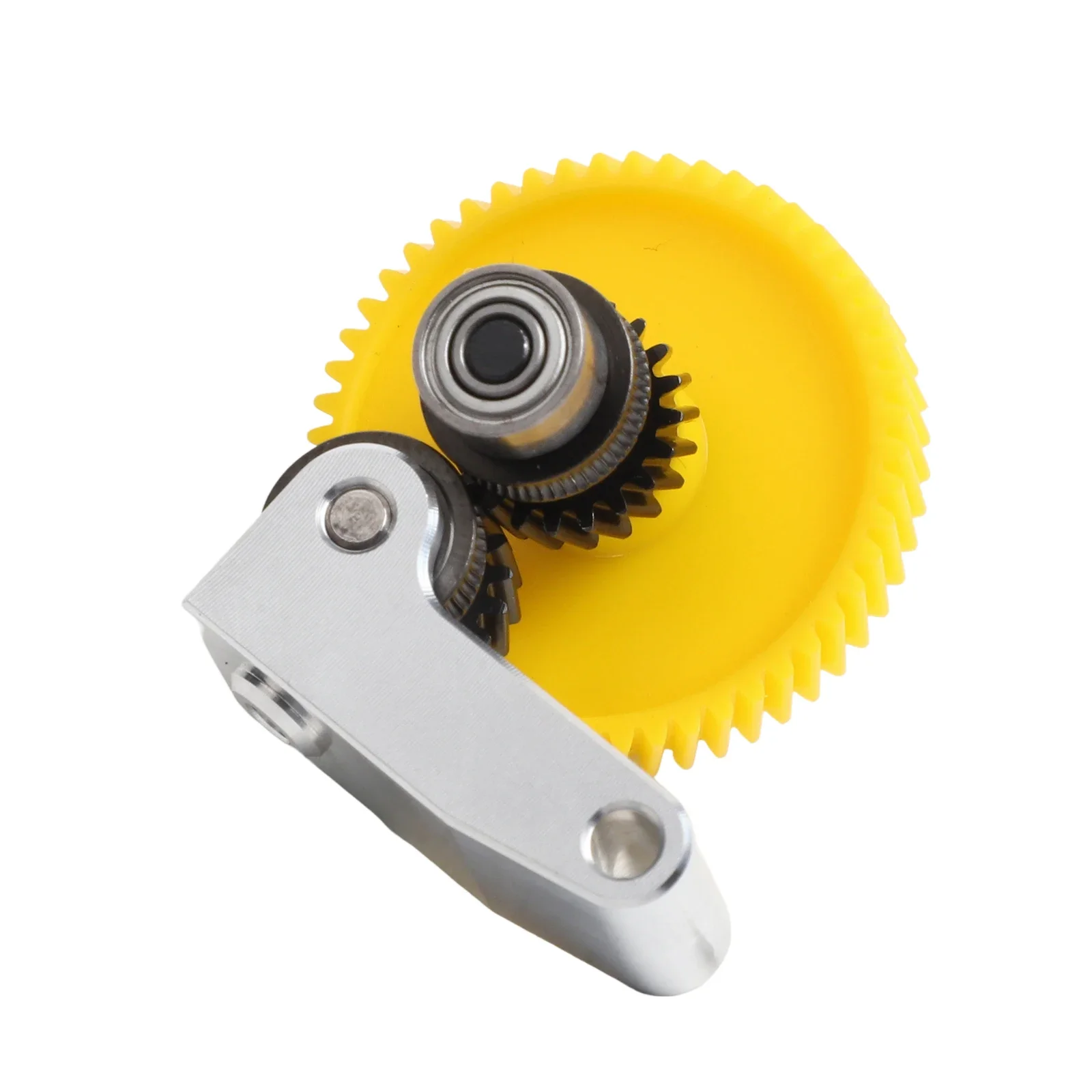 Efficient Material Transfer with Hardened Steel Extruder Gear Kit Featuring Aluminum Handle for Bambu For X1 For P1 Models