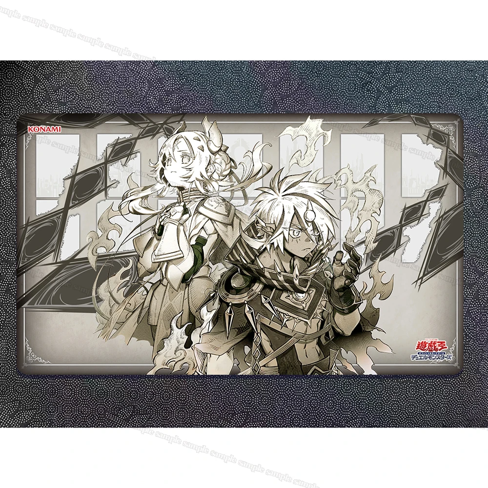 Yugioh Playmat Fallen of Albaz Ecclesia the Virtuous TCG CCG OCG Trading Card Game Mat Yu-Gi-Oh M-458