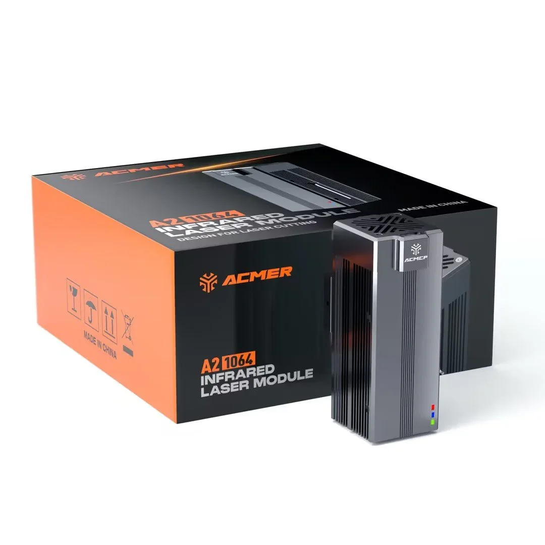 ACMER A2 1064nm Infrared IR Laser Module 00.3mm Circular Laser Spot Compatible With ACMER P1/P2 Laser Machine Accessories Set