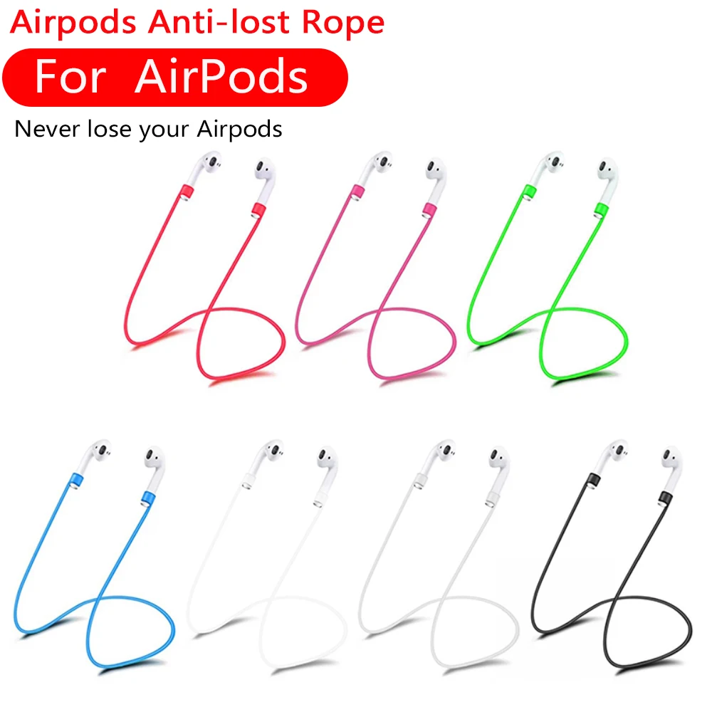 【Fast Delivery】Airpods Anti Lost Rope Airpods Lanyard Strap Silicone Sport Anti Lost Compatible For Airpods Earphone Storage