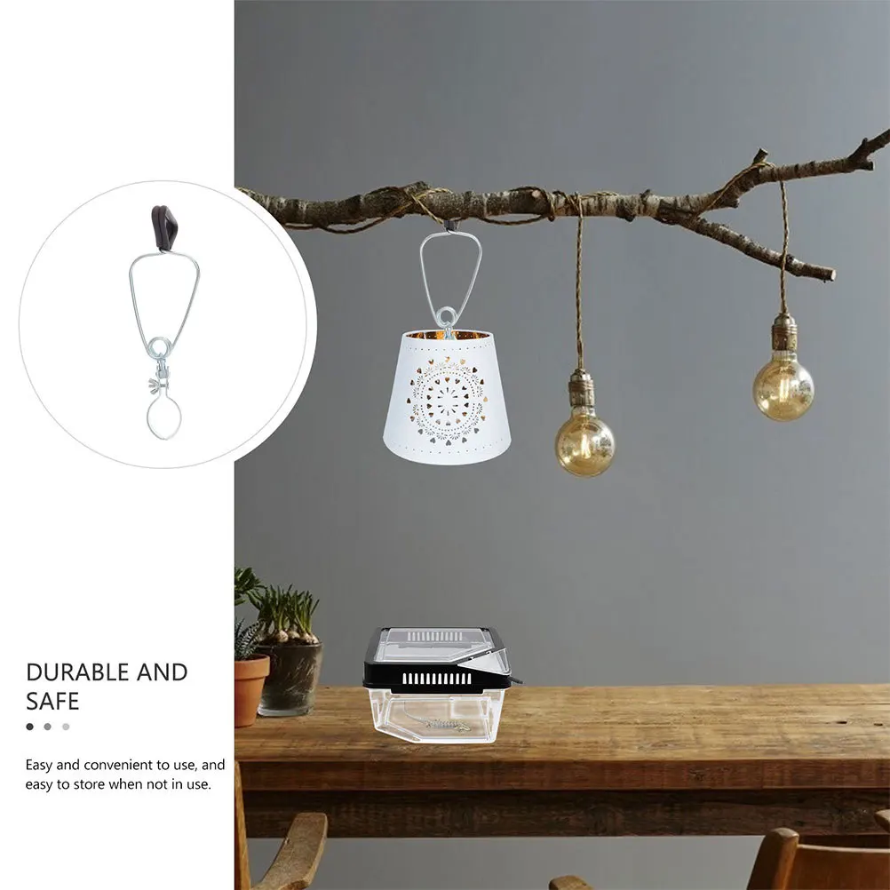 

Reptile Lamp Shade Clip Black Strong Rust-Proof Corrosion-Resistant Lampshade Fixing Holder For Terrarium Lighting Accessories