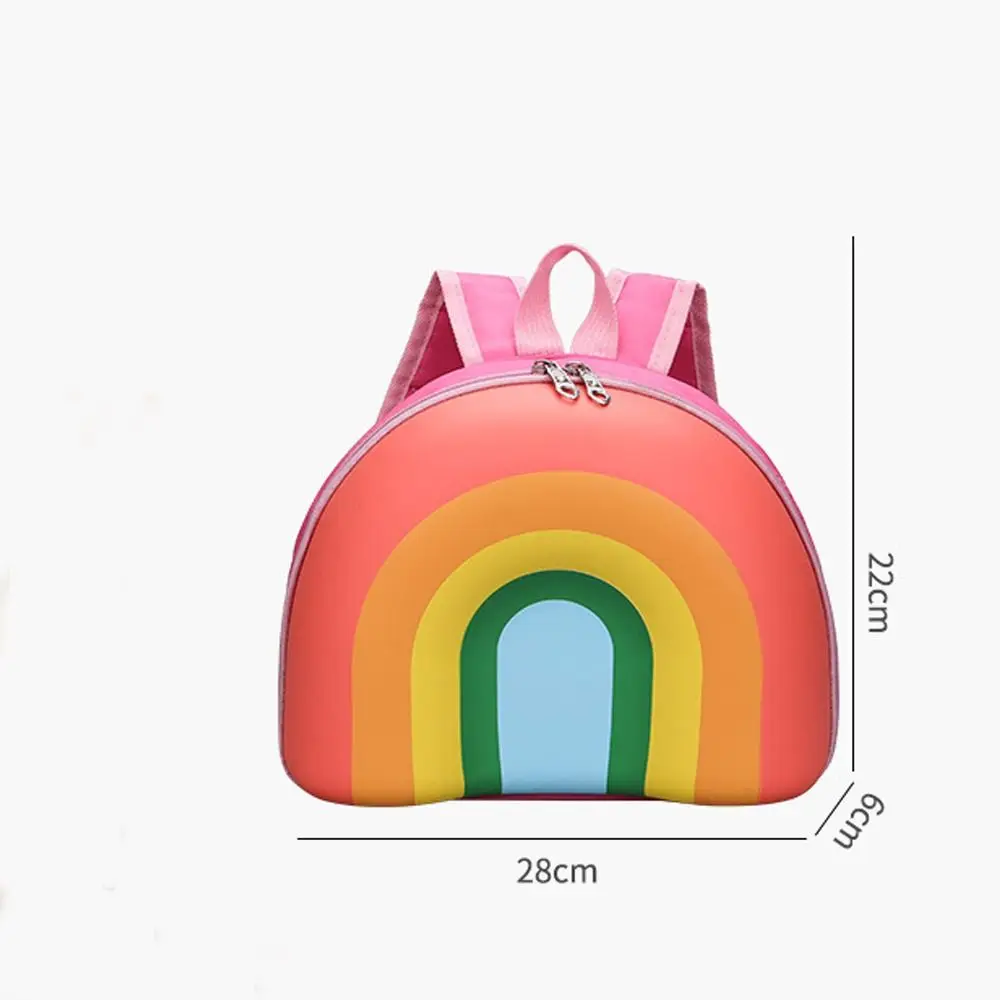 Cute Rainbow Children's Backpack Waterproof Large Capacity Kindergarten Schoolbag