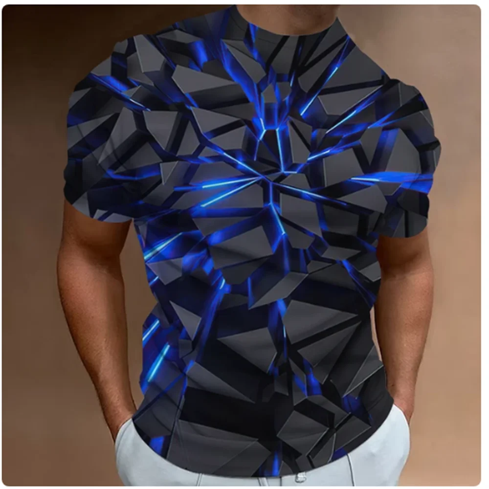 

Fashion T-shirt Men's 3D printing men's T-shirt Street designer short sleeve loose oversized top T-shirt everyday casual sportsw