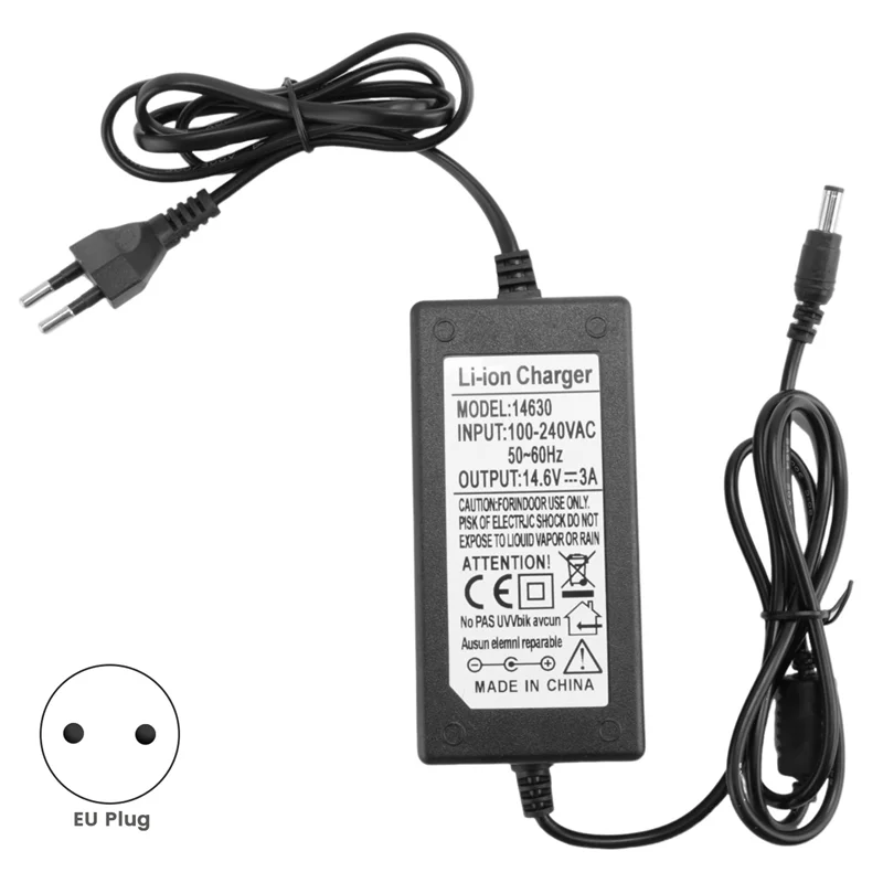 AA60-5X 14.6V 3A Lifepo4 철 인산염 배터리 충전기 리튬 배터리 전원 충전기 EU 플러그