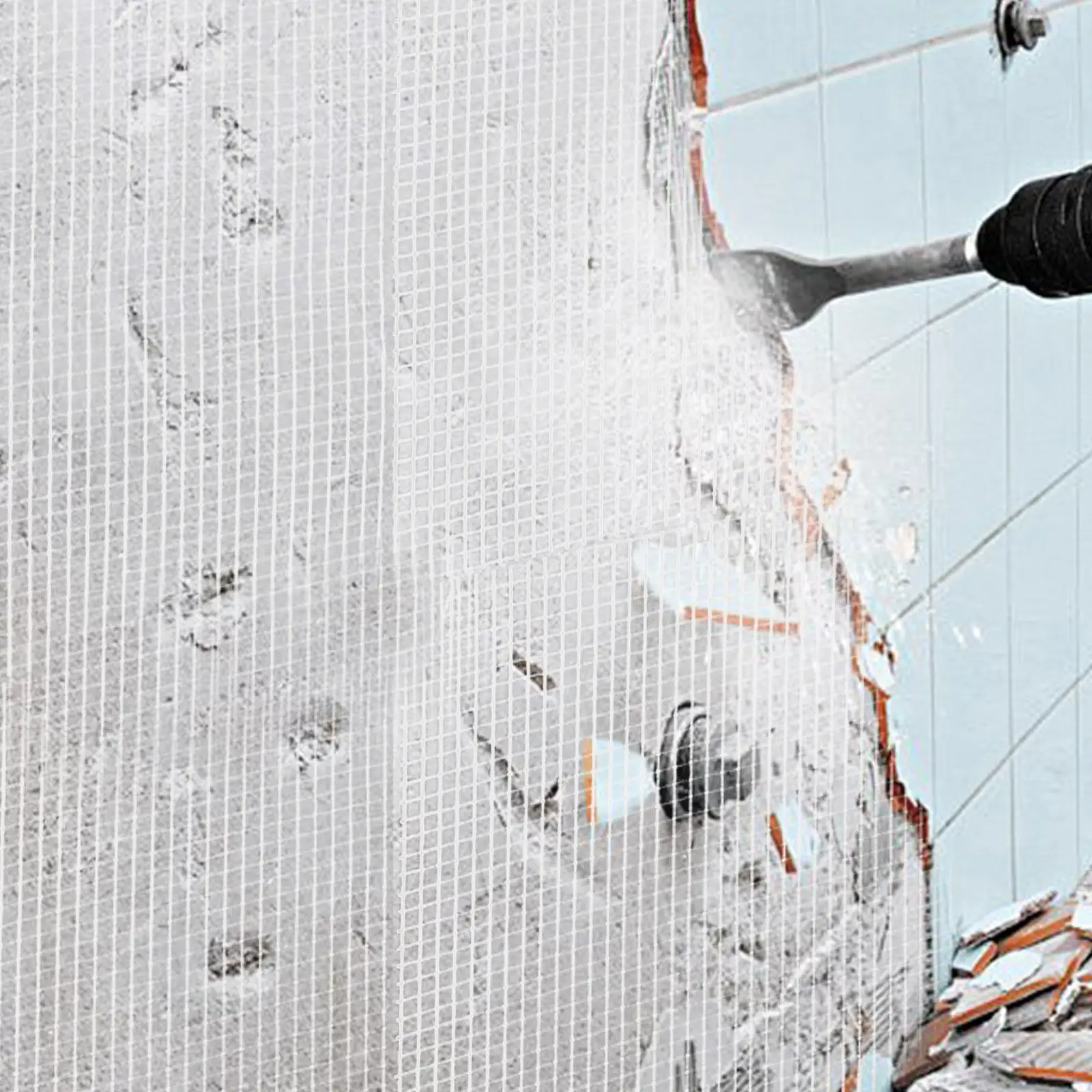 1 Roll Self Adhesive Mesh Drywall Patch Tape Fiberglass Reinforced Crack Sealing Wall Repair Tape Drywall Mesh Repair Product