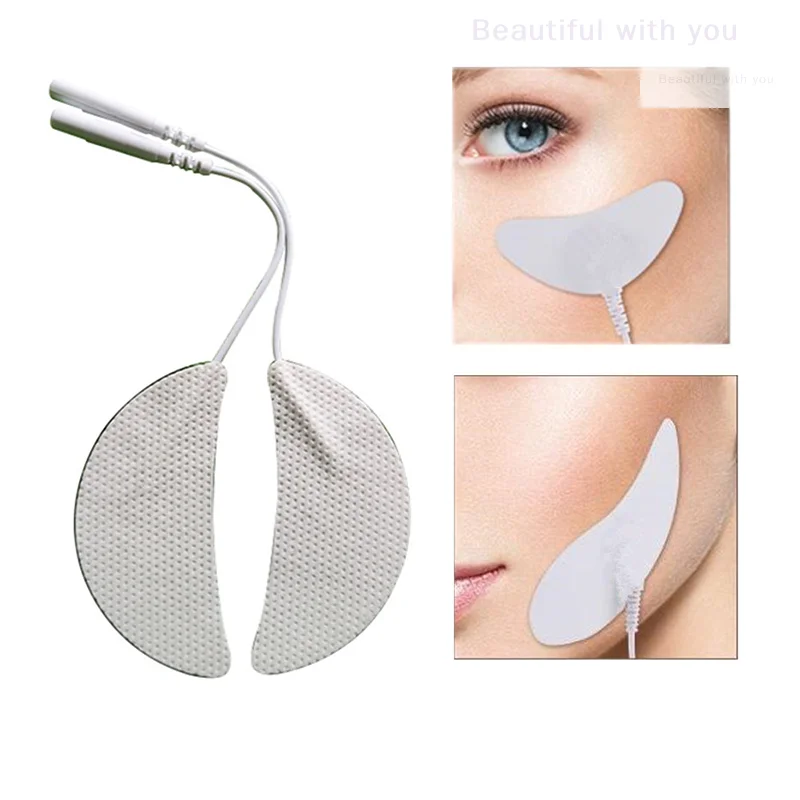 

EMS Tens Electrode Pads Gel For Eye Massage Acupuncture Therapy Face Massager Pulse Muscle Stimulator Electro Pad