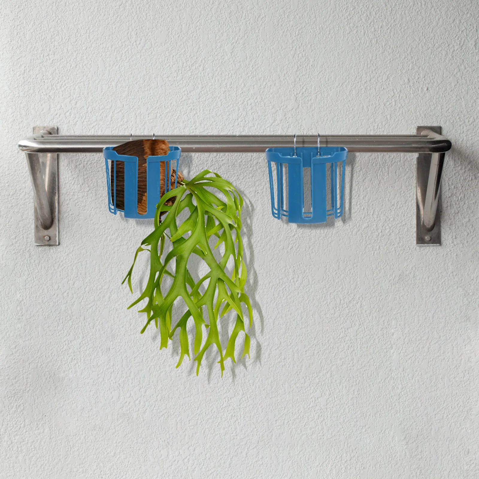 

4pcs Wall Hanging Planters Basket For Indoor Outdoor Garden Decor No Soil Needed Vertical Planter Small Spaces Balcony Wall