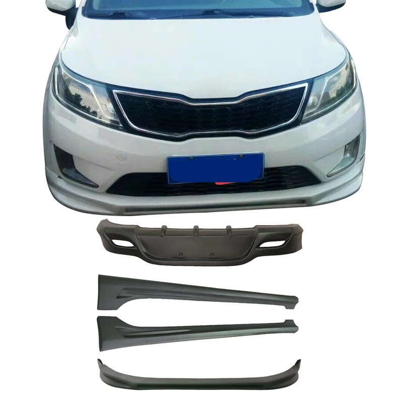 

Для KIA K2 2012 2013 2014 2015 Передняя губа Задняя губа Боковые юбки Диффузор Губа Комплекты кузова автомобиля Материал ABS Внешние детали