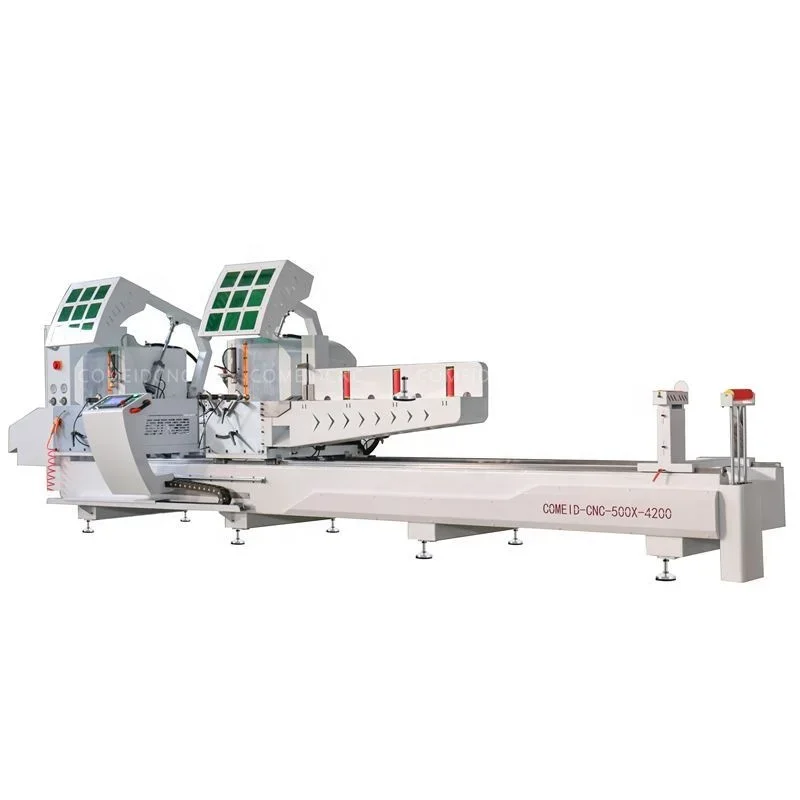 CNC Control Double Head Miter Saw for Aluminum Profiles with 45 and 90 Degree