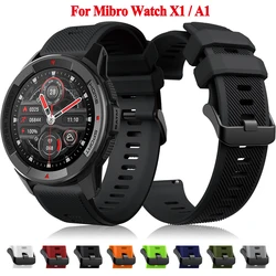 22mm Sports Silicone Strap For Mi bro Mibro Watch X1 / Mibro Watch A1 Band Belt Bracelet Watchband Smartwatch Accessories