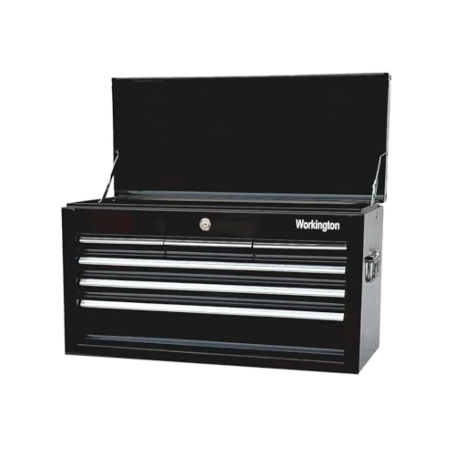 

Portable Metal Tool Chest with 6 Drawers 24" 6-Drawer Tool Chest Cabinet with Ball Bearing Drawer Slides Steel Tool Storage Box