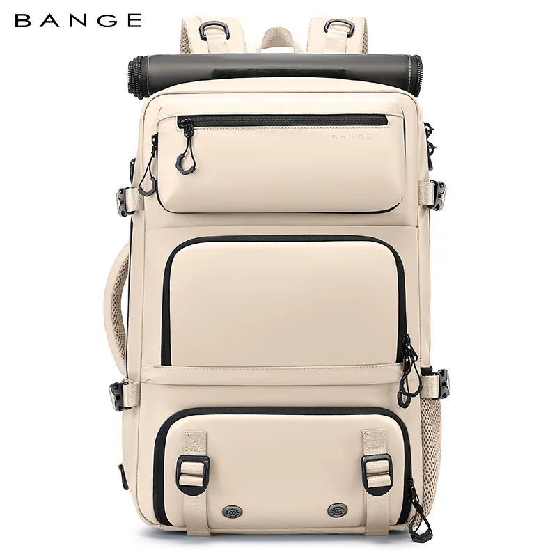 Bange 16 inch Laptop Backpack vacuum compression Backpack Business Large Capacity school Backpack expand outdoor backpack