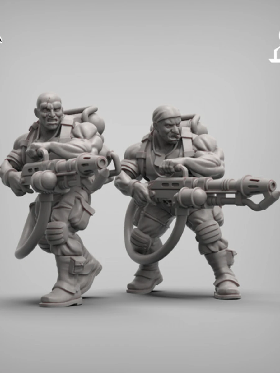 

28mm, 32mm, 50mm, 75mm, 3D printing, resin model assembly Modern Military GK Mini Soldier Unassembled and Unpainted Kit