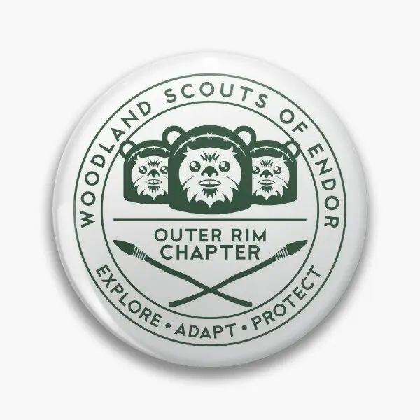 Woodland Scouts Of Endor  Soft Button Pin Decor Lover Funny Fashion Hat Badge Women Gift Cartoon Jewelry Metal Brooch Cute