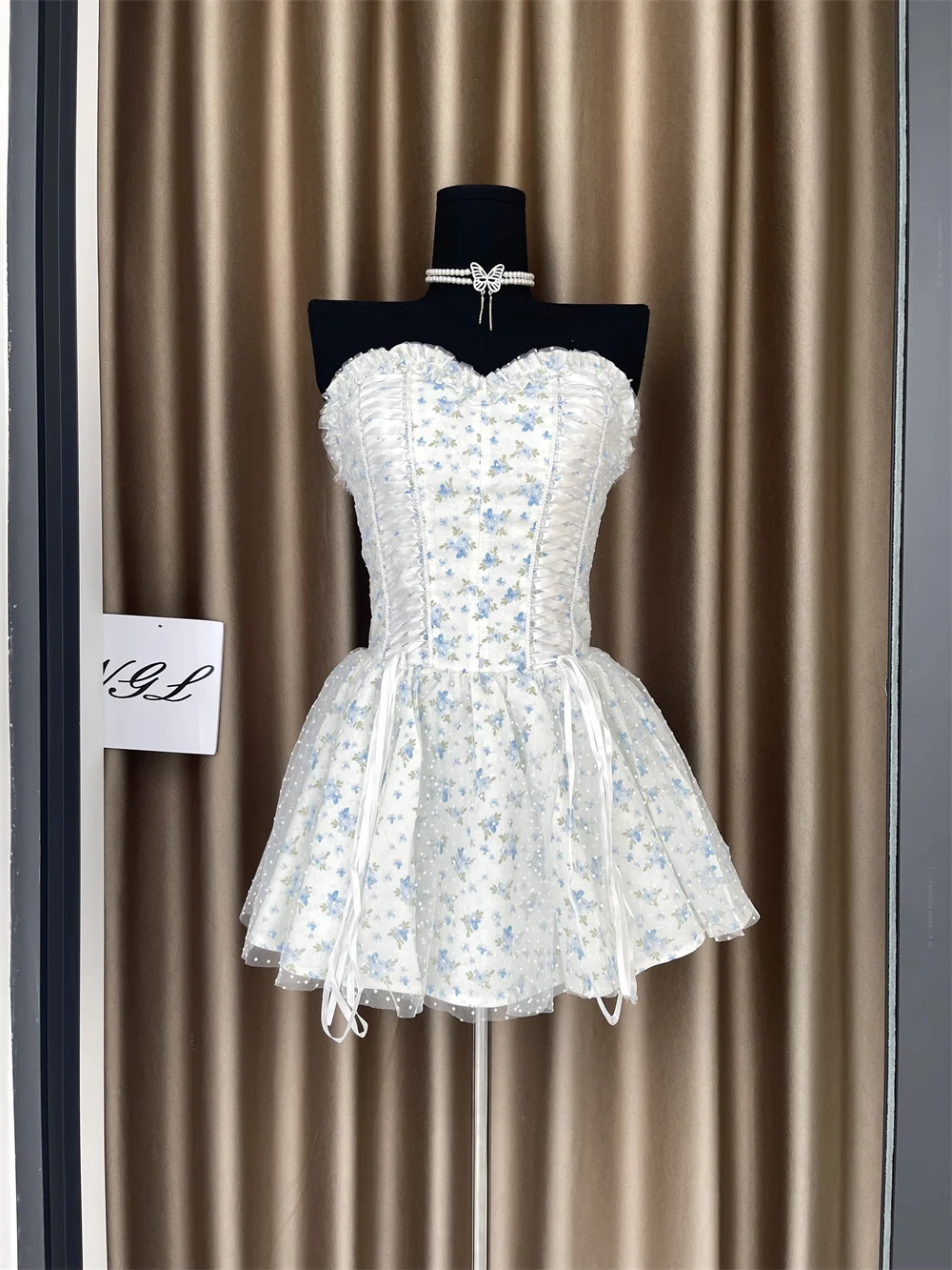 Women Celebrity Sexy Strapless Printting Party Dress 2025 Elegant Evening Party Club Chic Birthday Dresses Night Club Vestido