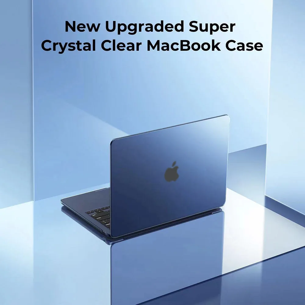 Case for MacBook Air 13 Inch M3 M2 2024 2022 A3113 A2681 Compatible for MacBook Air 13.6 Inch Cover Ultra-thin Ultra-clear