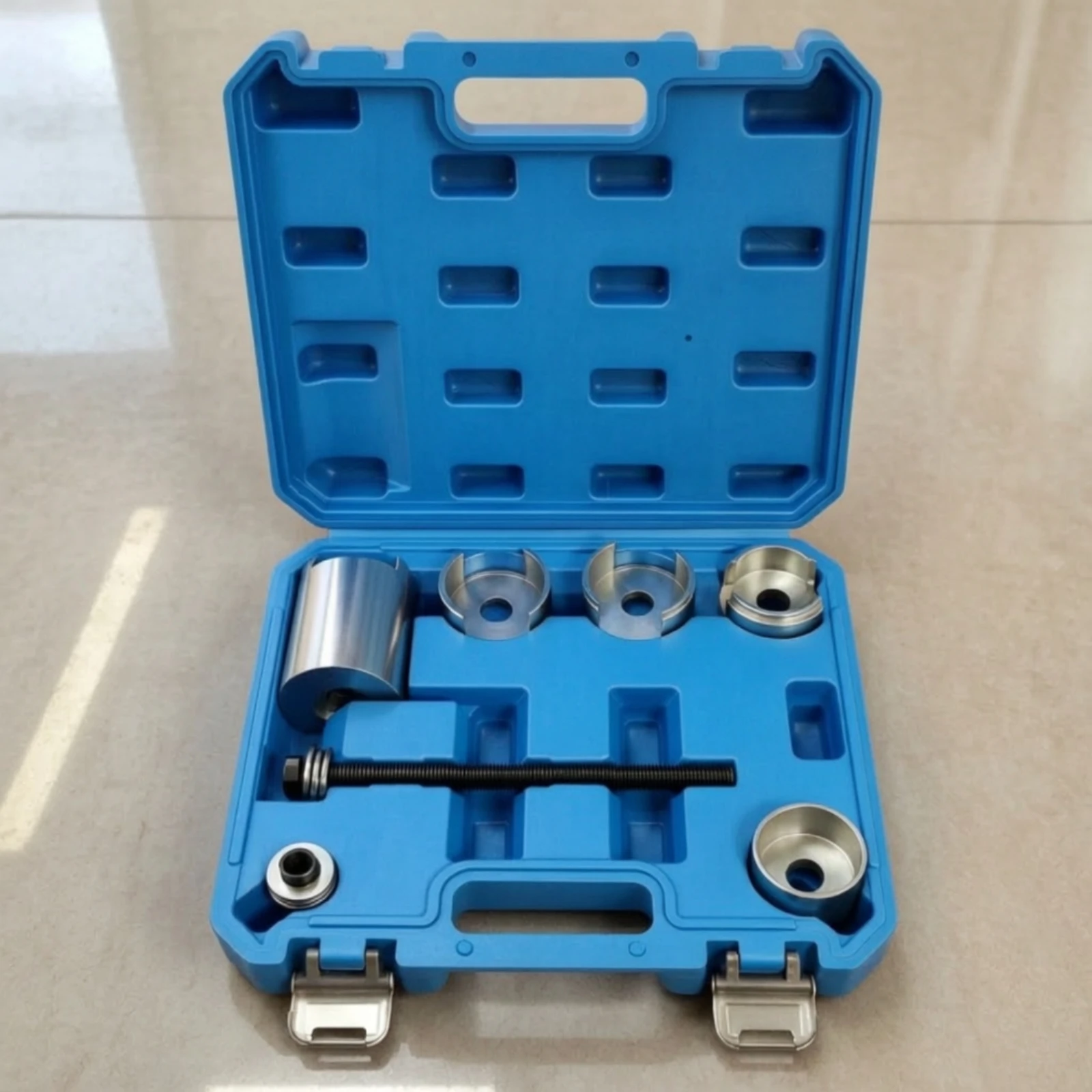 Ball Joint Press with Carrying Case Forged Steel Ball Joint Removal Tool Bushing Tool Kit Heat Treated for Mechanics, Car Repair view 6
