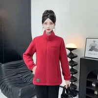 Plus Size Autumn Winter Polar Fleece Warm Coat Women Sweatshirt Outdoor Sports Casual Zipper Cardigan Jacket Top Slim Teenagers - Image 6