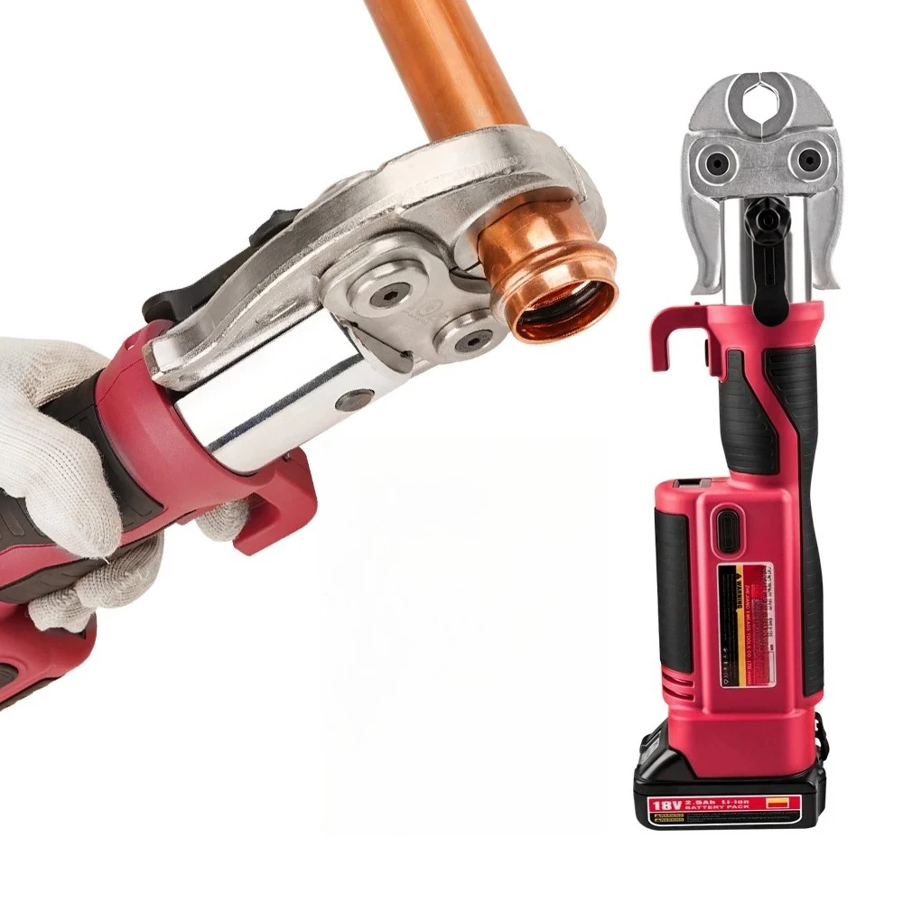 

Emads GES-1525 Hydraulic Copper Crimping Tools Electric Press Pipe Tool with Battery for Plumbing