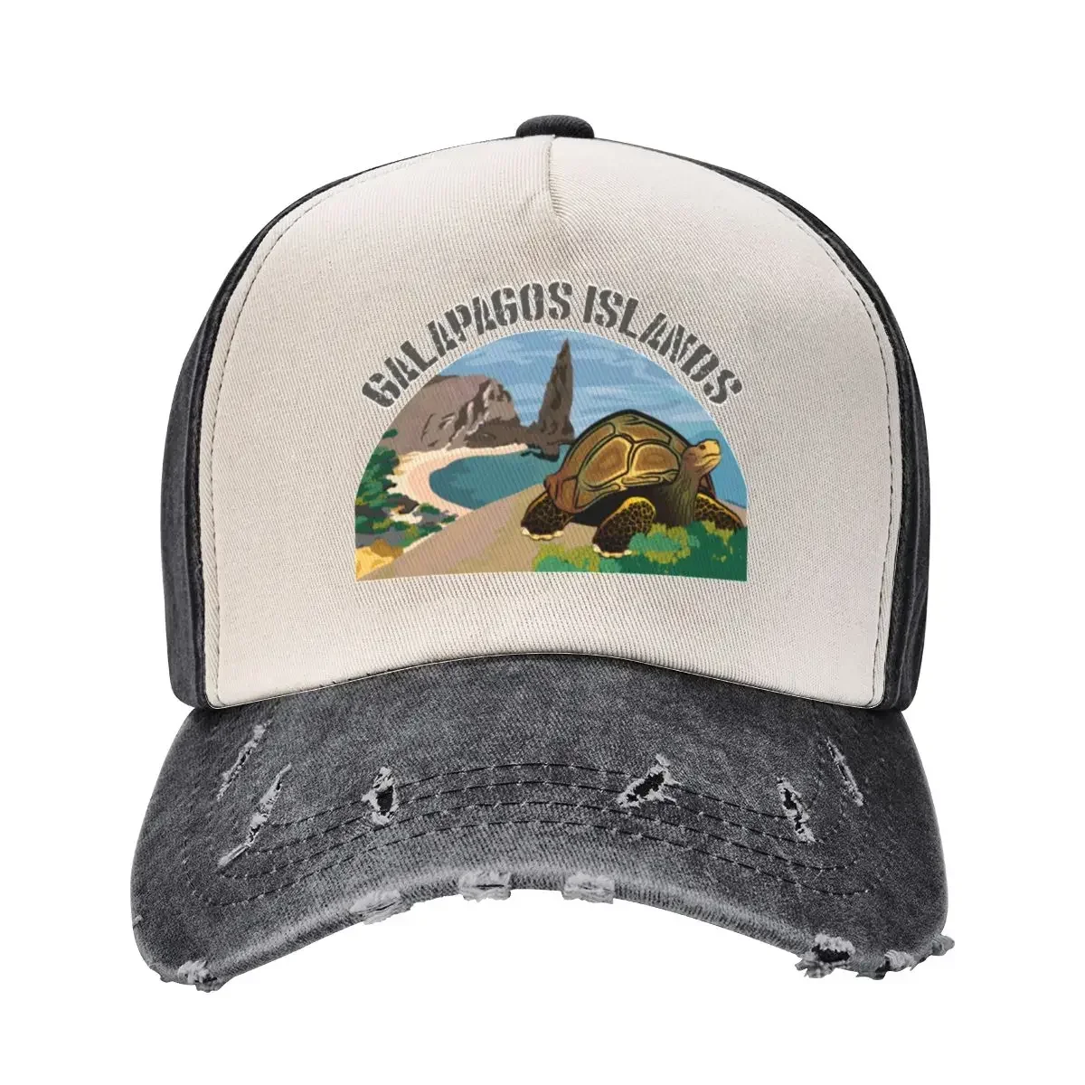 Galapagos Giant Tortoise Baseball Cap Beach Outing Beach Hat  Girl Men's