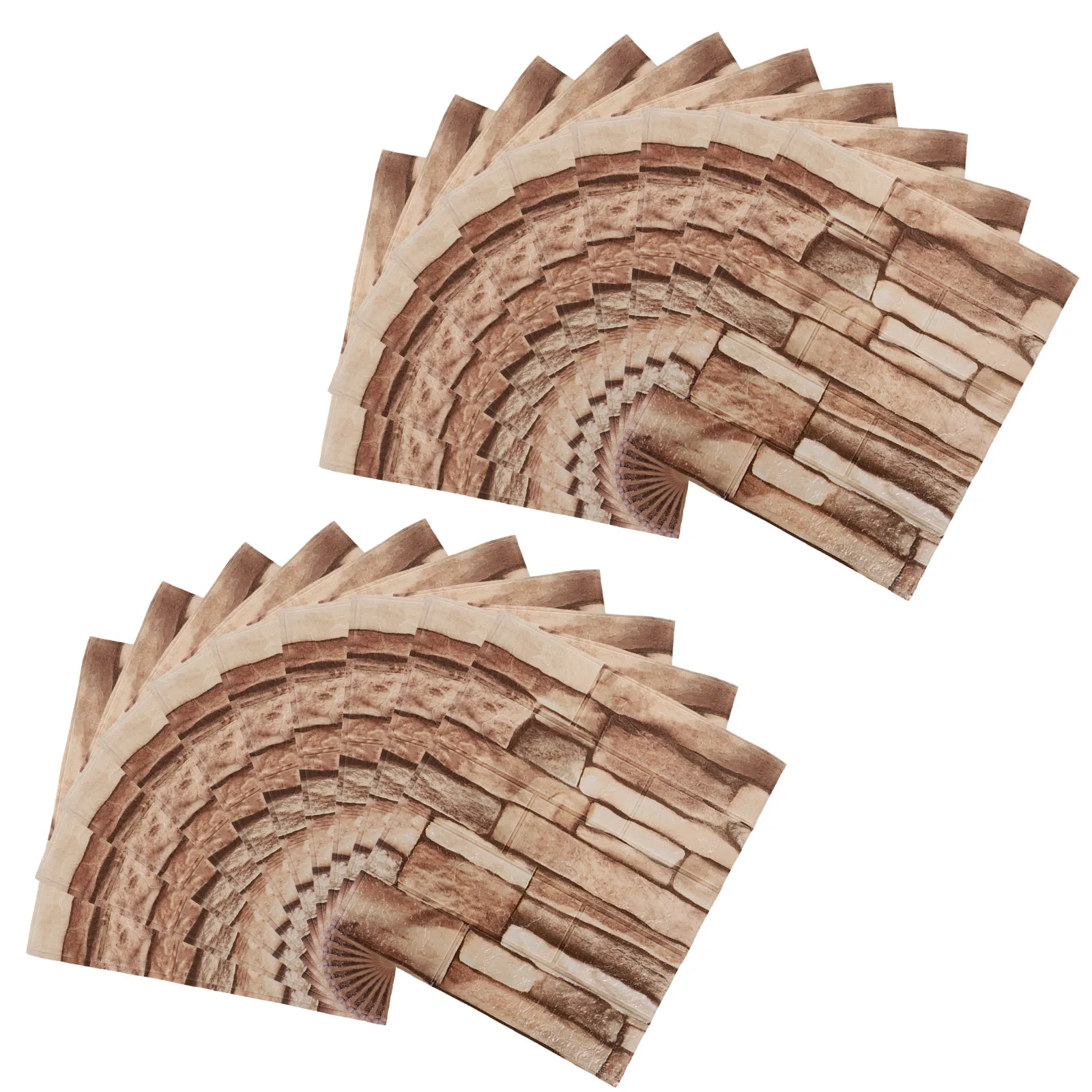 

20 шт. 3D стереоскопические наклейки на стену, самоклеящиеся кирпичные обои, декор для гостиной, спальни, легко вырезанные стены