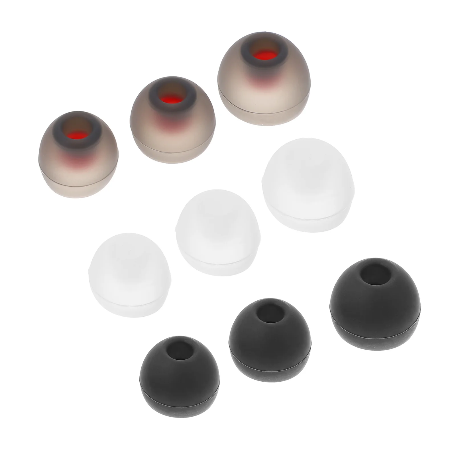 

36Pcs Replacement Earphone Tips High-Quality Silicone Earbuds Caps Enhanced Sound Isolation Stay-in-Place Design for Active