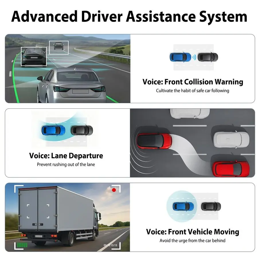 Drahtloser CarPlay-Bildschirm für Auto 4K Dash Cam Verstärker 1080P Rückfahrkamera, tragbarer Touchscreen-Autoradio für Apple Carplay Verstärker Andro