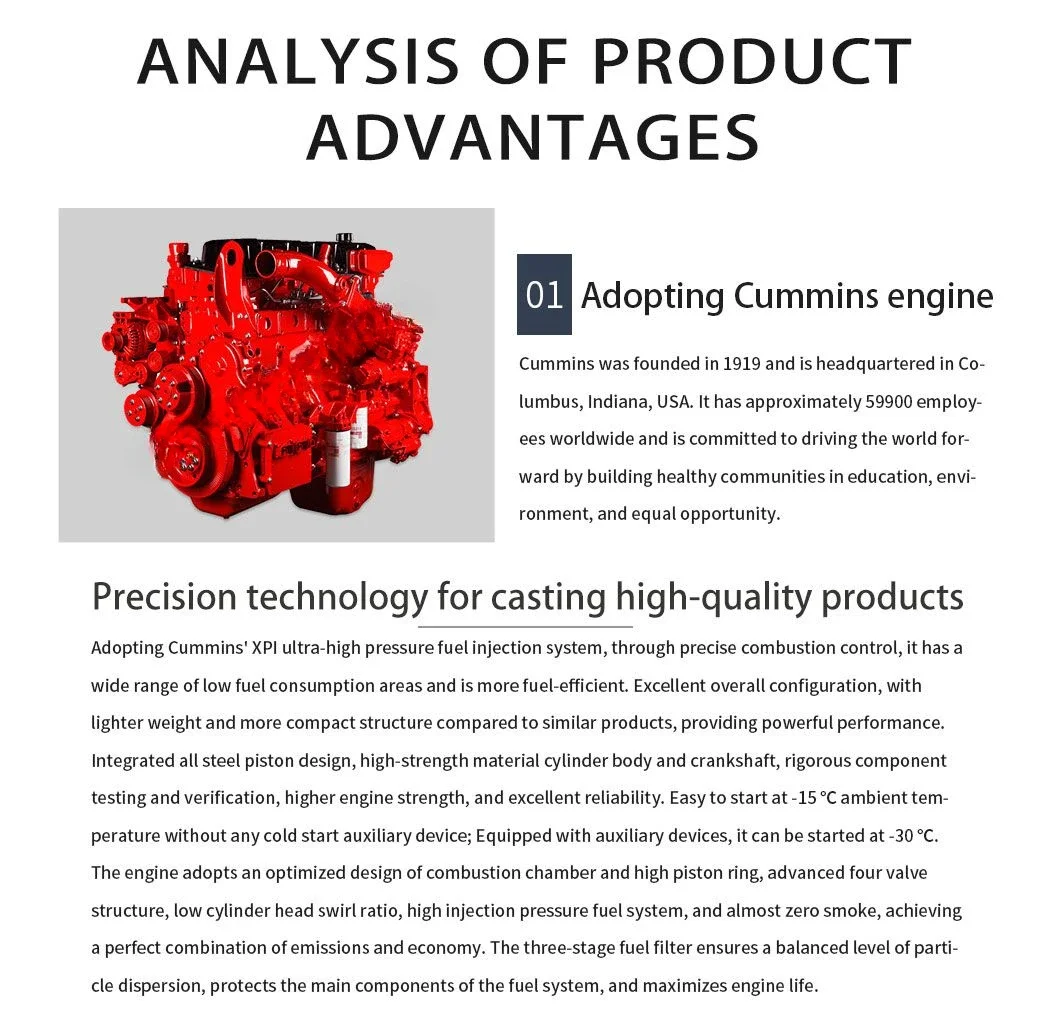 Kraftstoffeffizienter 50 Hz/50 kW/mit 4BTA3.9-G2-Dieselgenerator mit ISO9001
