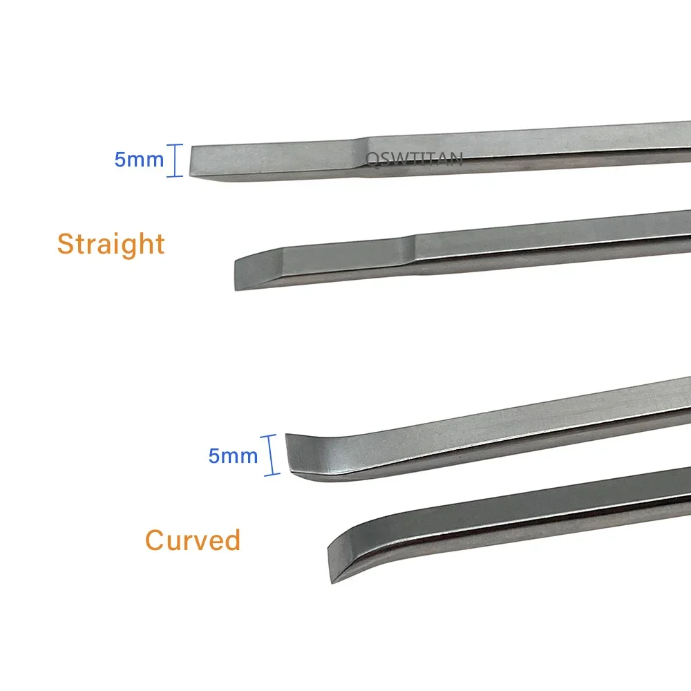 Stainless steel Bone chisel UBE bone knife Autoclavable Orthopedic Instrument Straight Curved