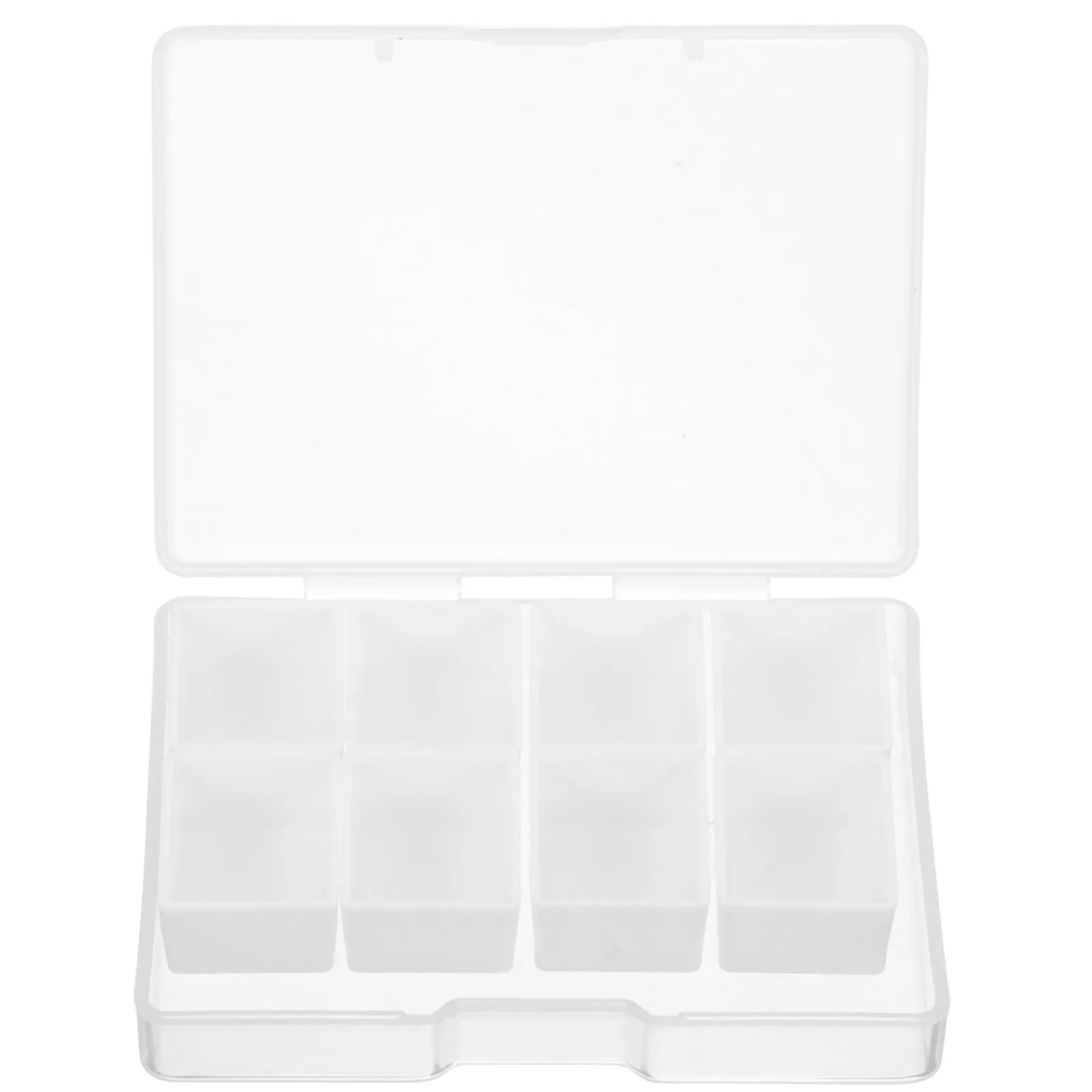 

1 set Watercolor Pigment Storage Box 2ml Compartments Portable Paint Holder for Artists Students Kids DIY Case Color Mixing Tray