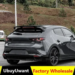 ABS Exterior Rear Spoiler Tail Trunk Boot Wing Decoration Car Styling For Mazda 3 Axela Hatchback 2014 2015 2016 2017