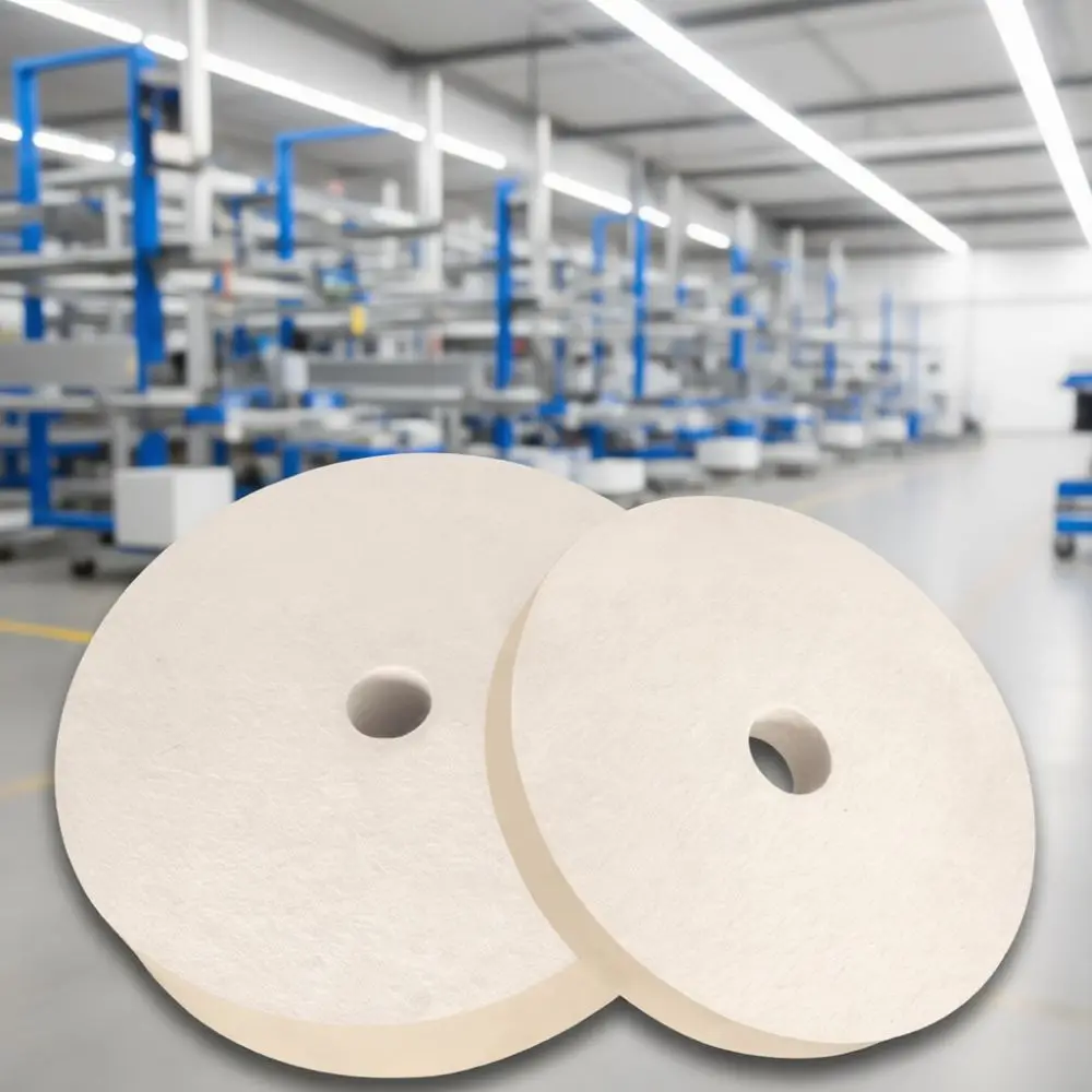 Professional Wool Buffing Wheel For Zhike Flat Polishing Pad Felt Grinding Disc For Metal Mirror Finishing