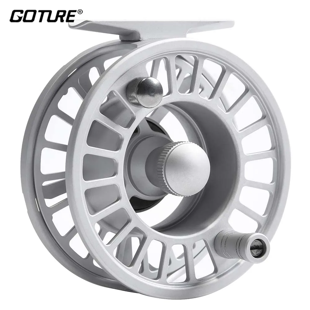 

Goture 3/4 5/6 7/8 9/10WT Fly Fishing Reel 2+1 BB Speed Ratio CNC-Machined Aluminum Alloy Body Fly Reels Fishing Takce