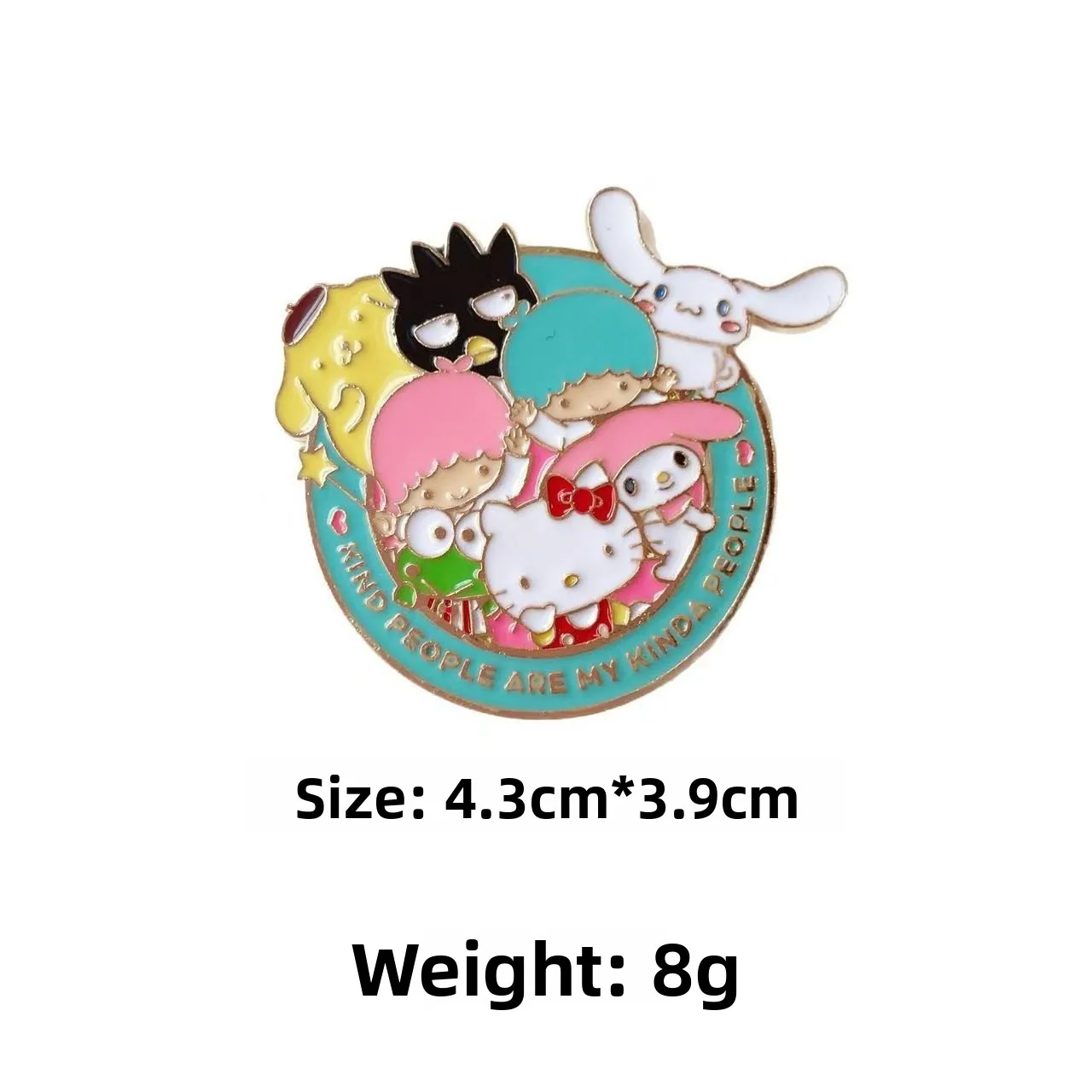 دبابيس معدنية لطيفة على طراز الرسوم المتحركة الأكثر مبيعًا مع تصميمات شارة رائعة مثالية لتزيين الملابس اليومية